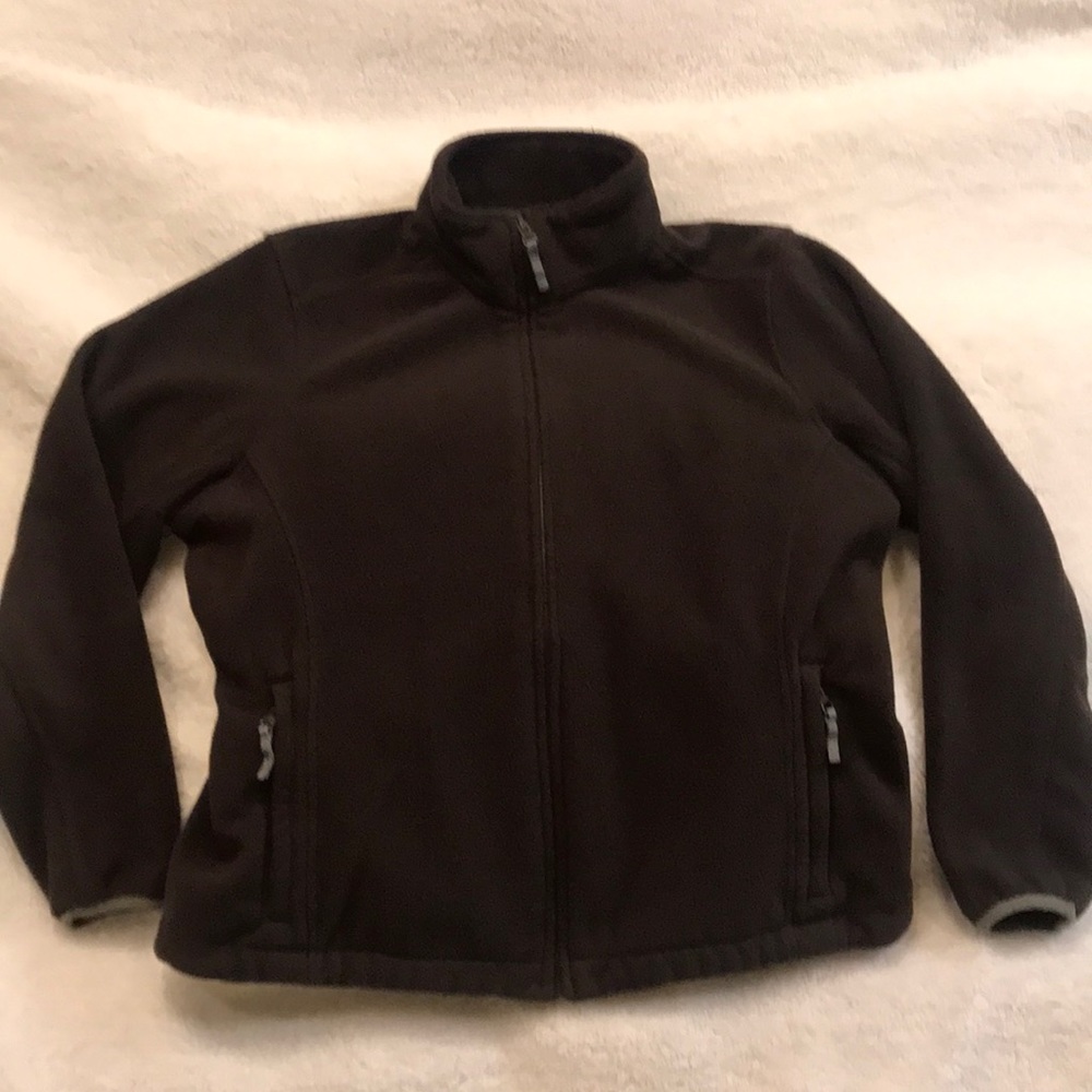 Lands End fleece jacket womens petite